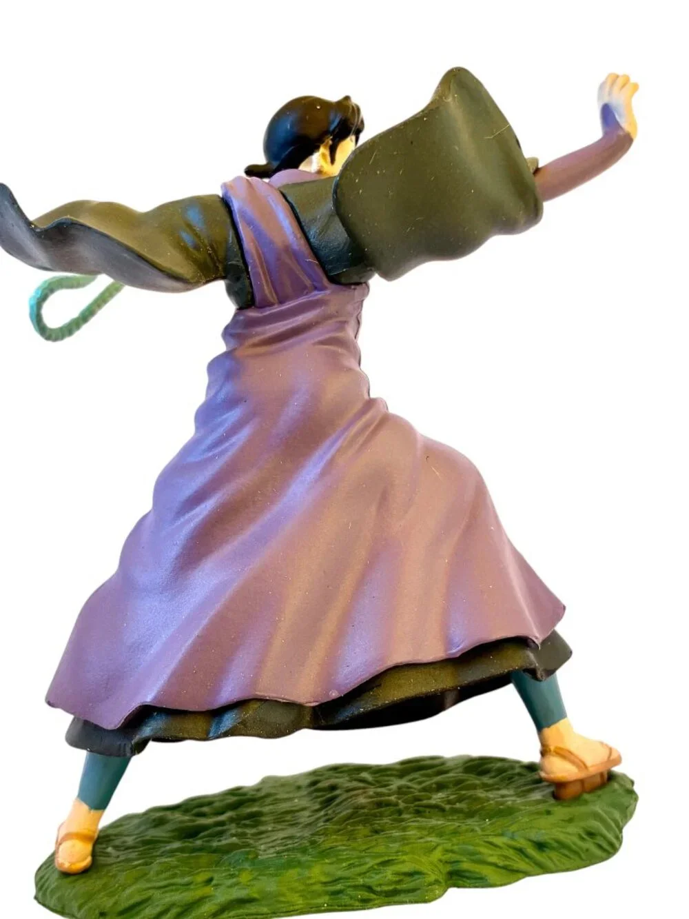 Vintage InuYasha Miroku The monk Mini Figure 2005 Furuta Anime Figurine & Stand